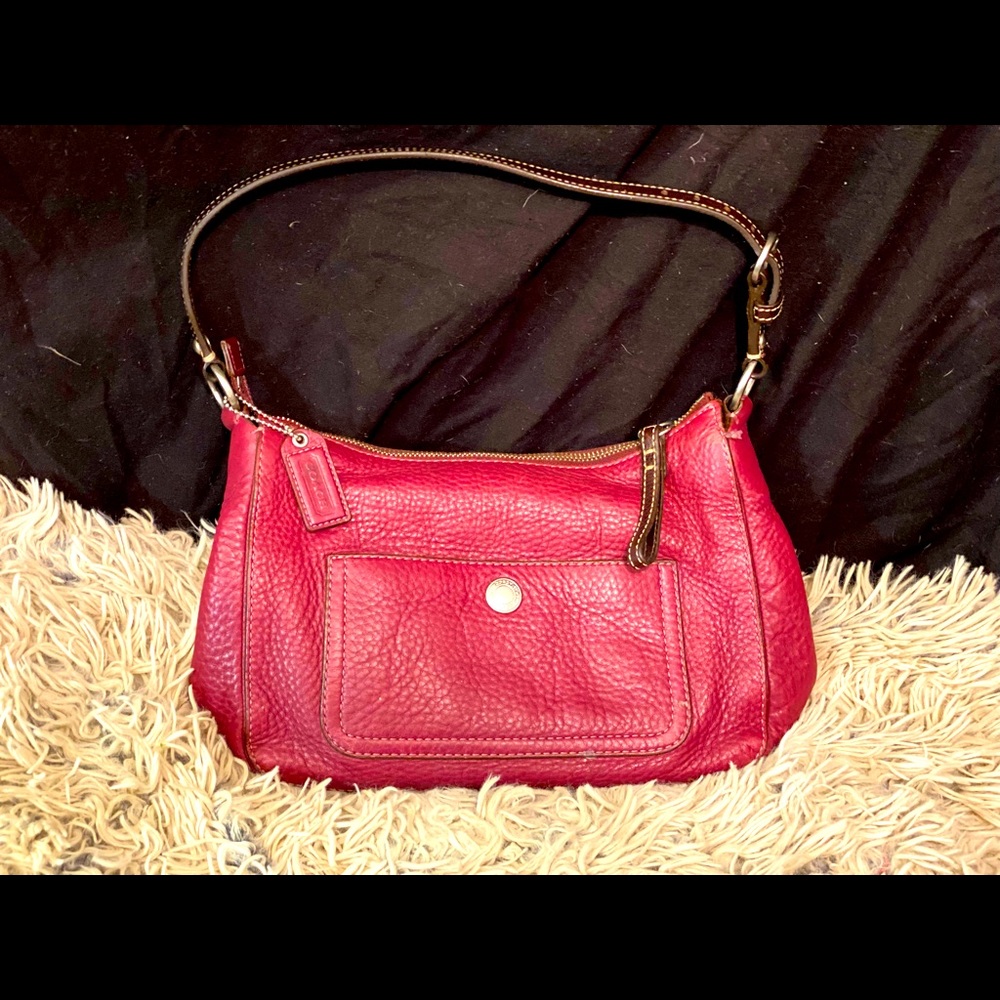 Coach vintage leather handbag